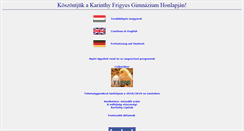 Desktop Screenshot of karinthy.hu
